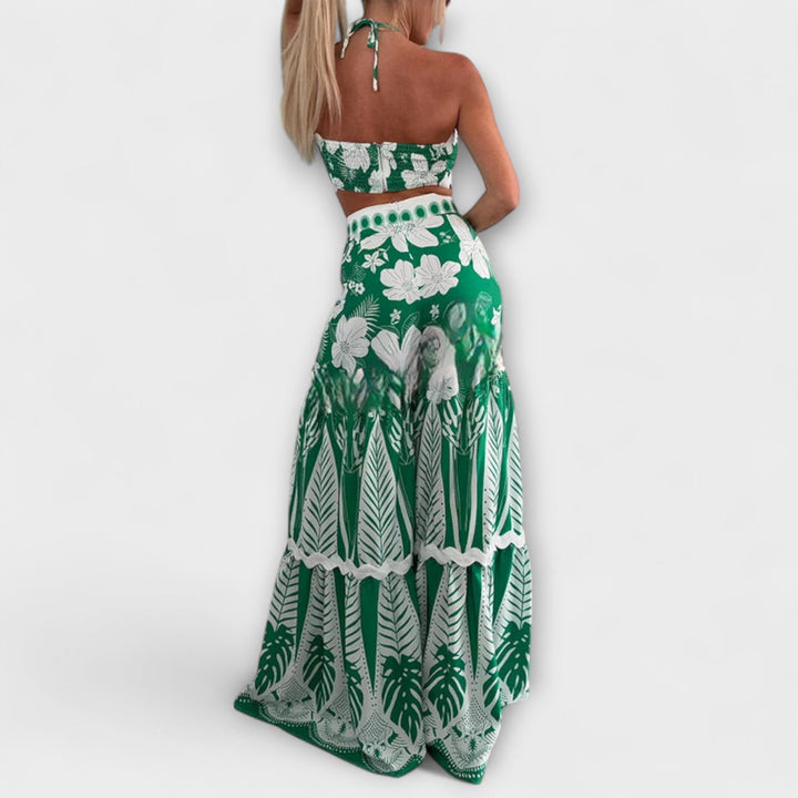 Zella ™ ｜Cassie Ric Rac Trim Halter Ring Set