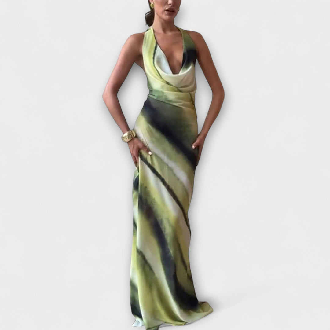 Eliána ™ ｜Klasické Tie-Dye Gradient Maxi Šaty