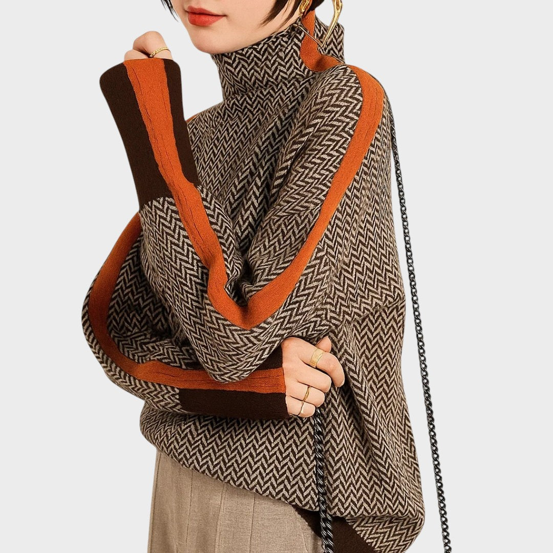 Irma™ |Pulóver s vysokým golierom