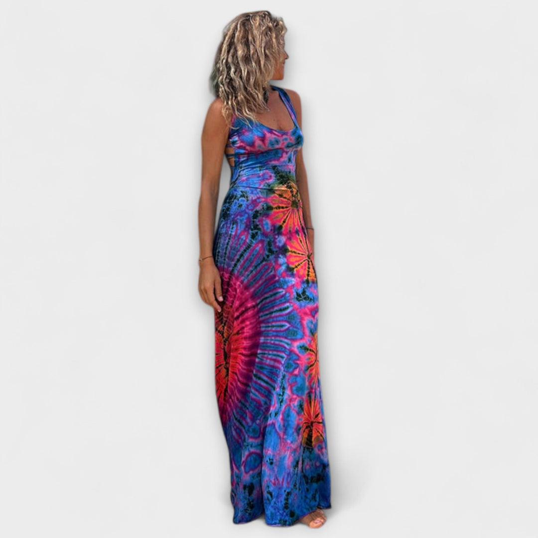 Ronja  ™ ｜ La Bamba Tie-Dye Print Maxikrása