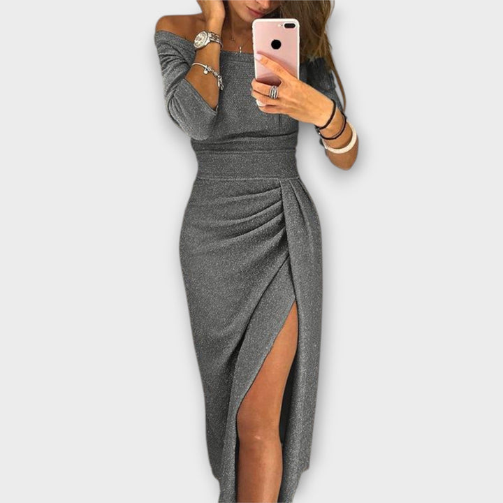 Lena ™ ｜ Elegantné Off-Shoulder Šaty