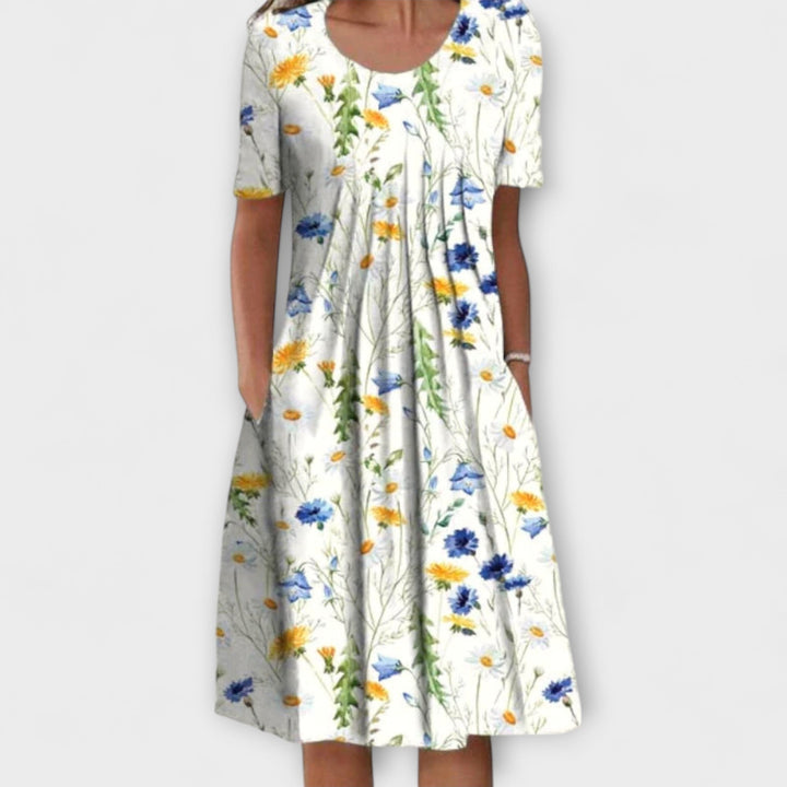 Emelie™ ｜ Štýlové šaty s kontrolou brucha