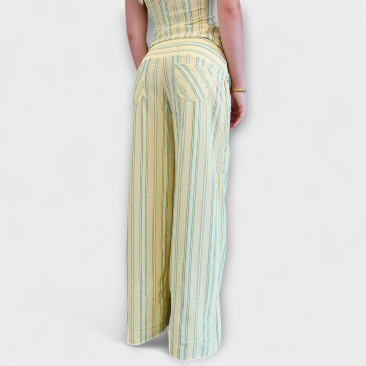 Anastázia ™ ｜ Klasický pruhovaný nohavicový set