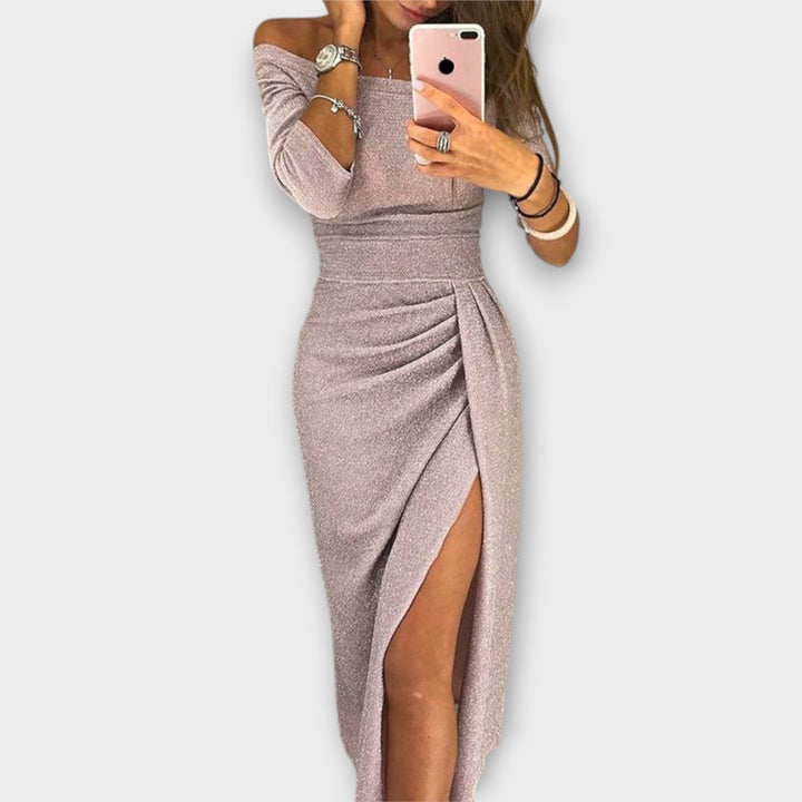 Lena ™ ｜ Elegantné Off-Shoulder Šaty