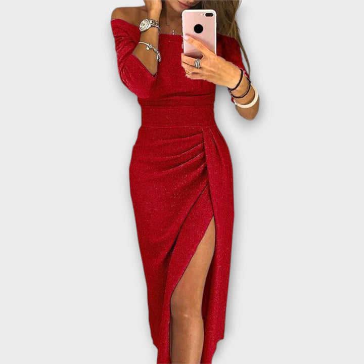 Lena ™ ｜ Elegantné Off-Shoulder Šaty