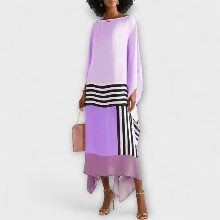 Elenora ™ ｜ Strihový geometrický kaftan