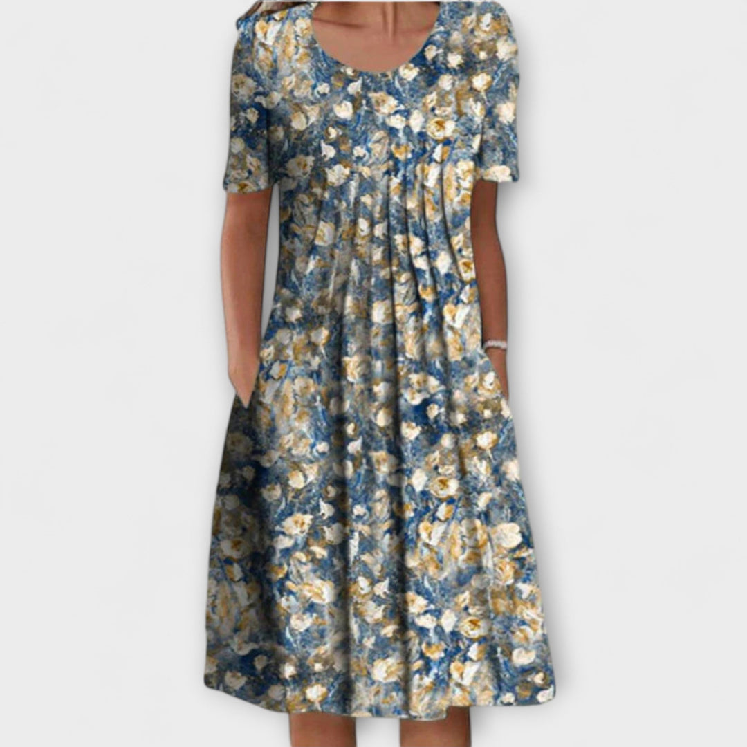 Emelie™ ｜ Štýlové šaty s kontrolou brucha