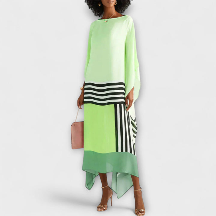 Elenora ™ ｜ Strihový geometrický kaftan