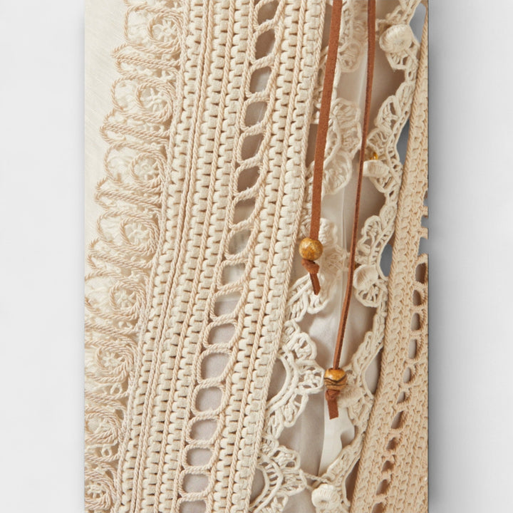 Mira  ™ ｜Tkané priesvitné organza maxikrásne šaty