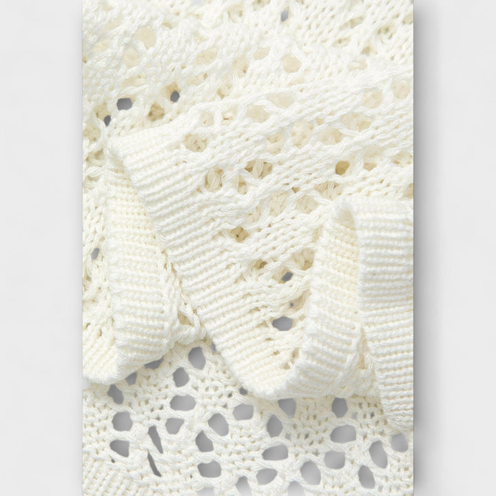 Anne  ™ ｜ Biele Luna plážové šaty