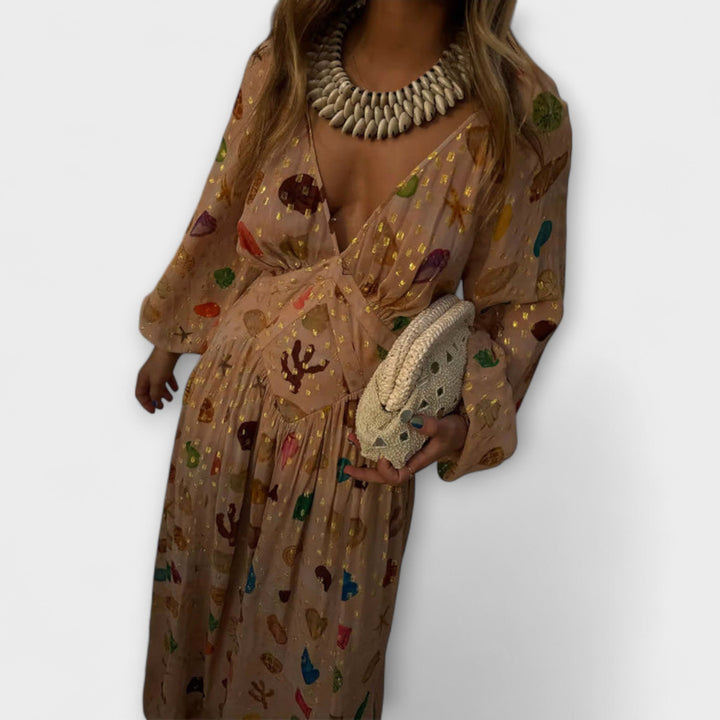 Lauren ™ ｜ Petite Shell Reign Šaty