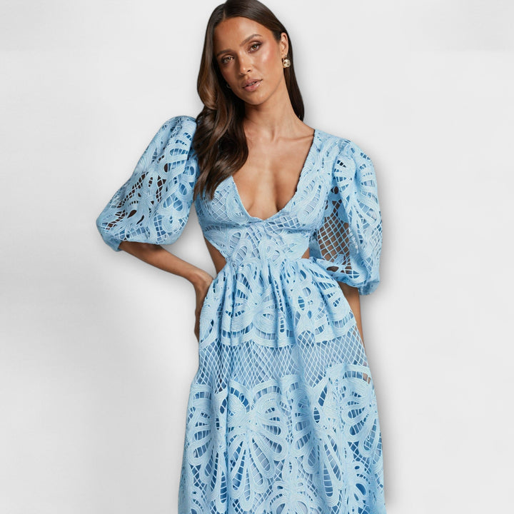 Darja ™ ｜Elegantné šaty s jemnými detailmi