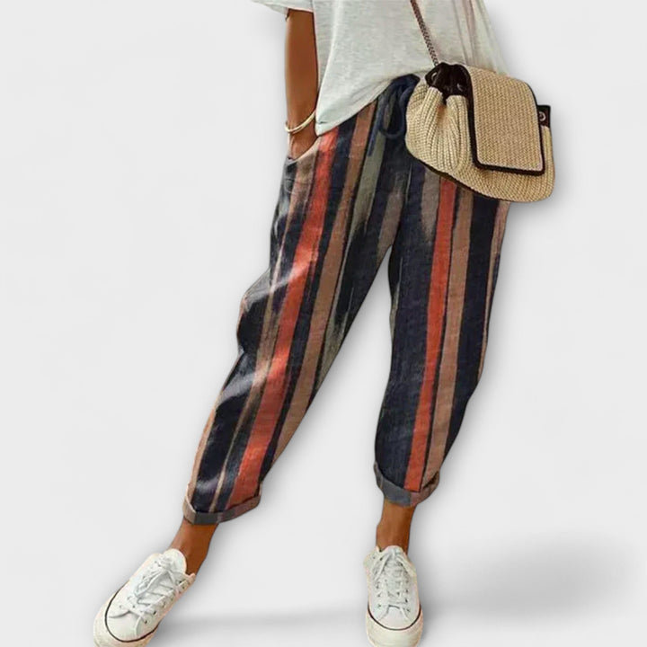 Burga ™ ｜Pohodlné nohavice z bavlny a ľanu