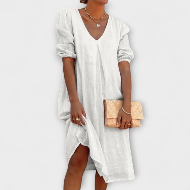 Fanny ™ ｜ Elegantné letné šaty s háčkovými detailmi