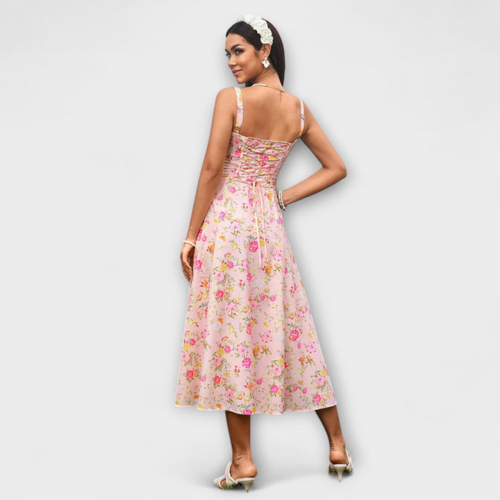 Nádej ™ ｜Rüschentop šaty s detailom rozparku