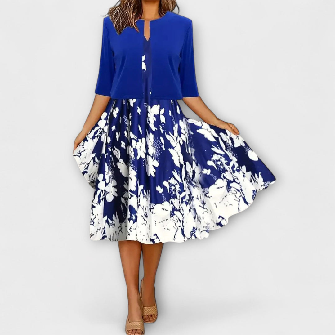 Patrícia™ ｜Dámske Midi šaty s blejzrom