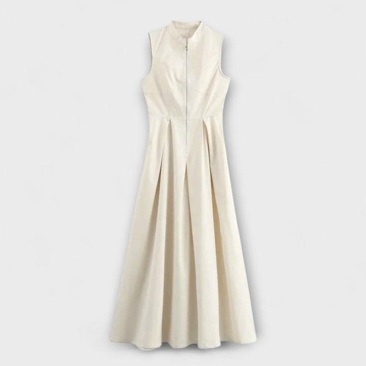 Lujza™ ｜Bezrukávové plisované bodycon midi šaty