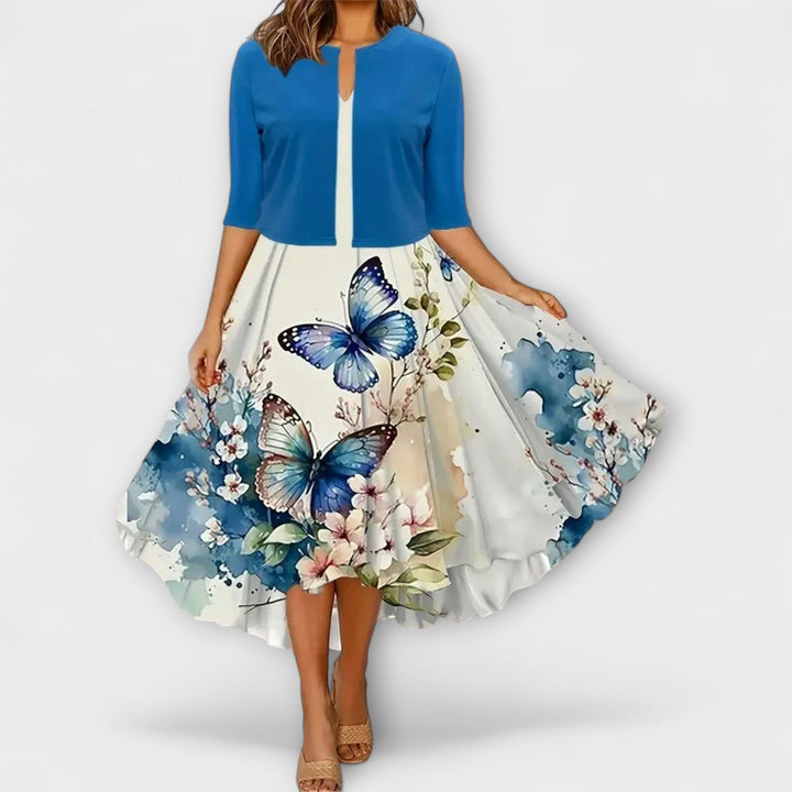 Patrícia™ ｜Dámske Midi šaty s blejzrom