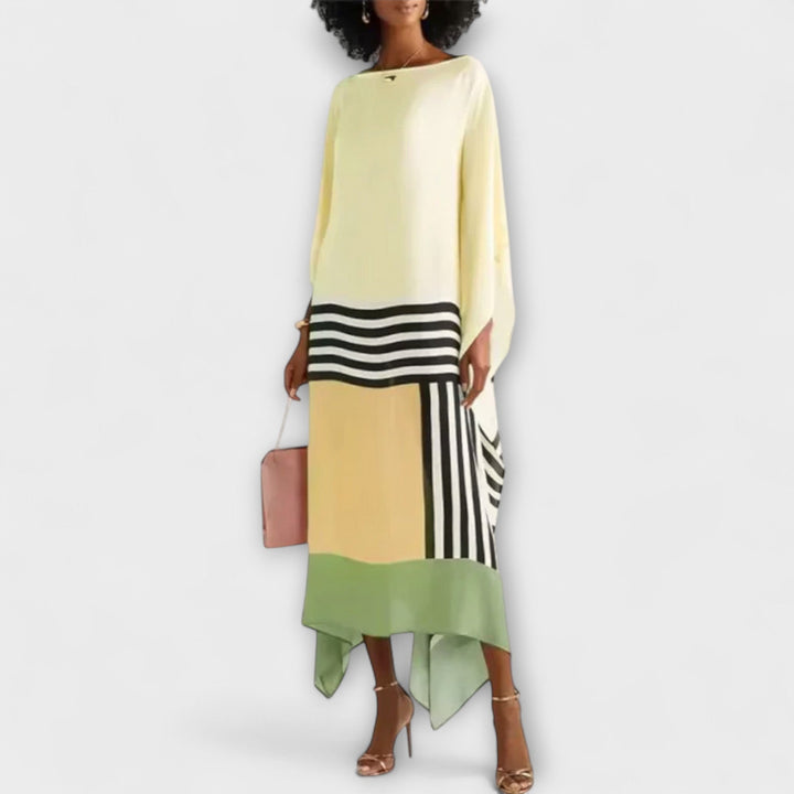 Elenora ™ ｜ Strihový geometrický kaftan