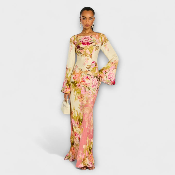 Kelly  ™ ｜Maxi šaty na záhradné párty