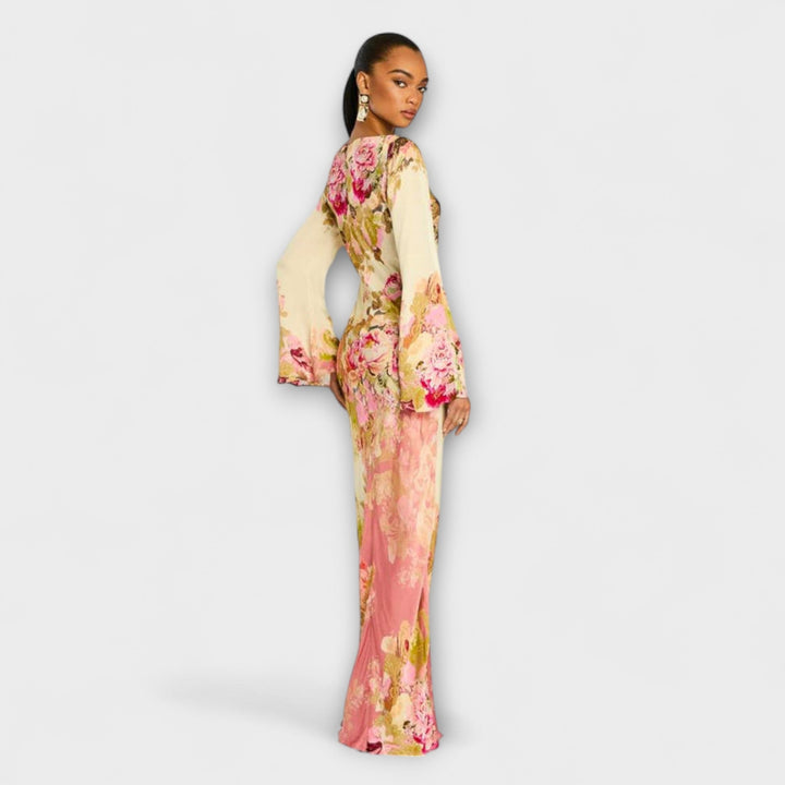 Kelly  ™ ｜Maxi šaty na záhradné párty