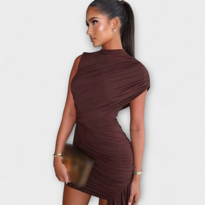 Elenka ™ ｜Dlhé šaty s rolákovým golierom