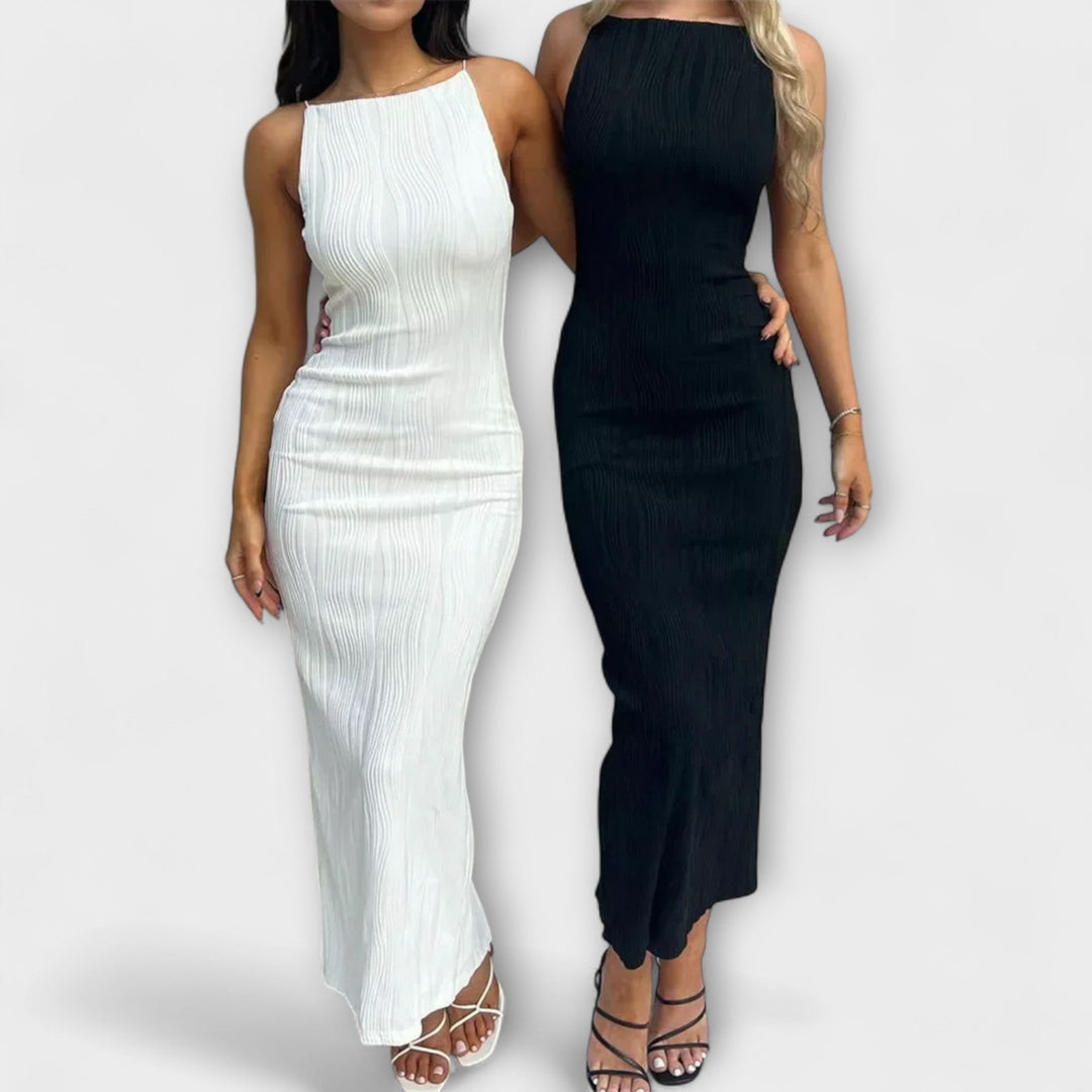 Eunika ™ ｜Štýlové bezrukávové zúžené dlhé šaty