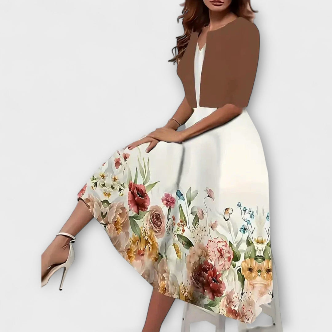 Patrícia™ ｜Dámske Midi šaty s blejzrom