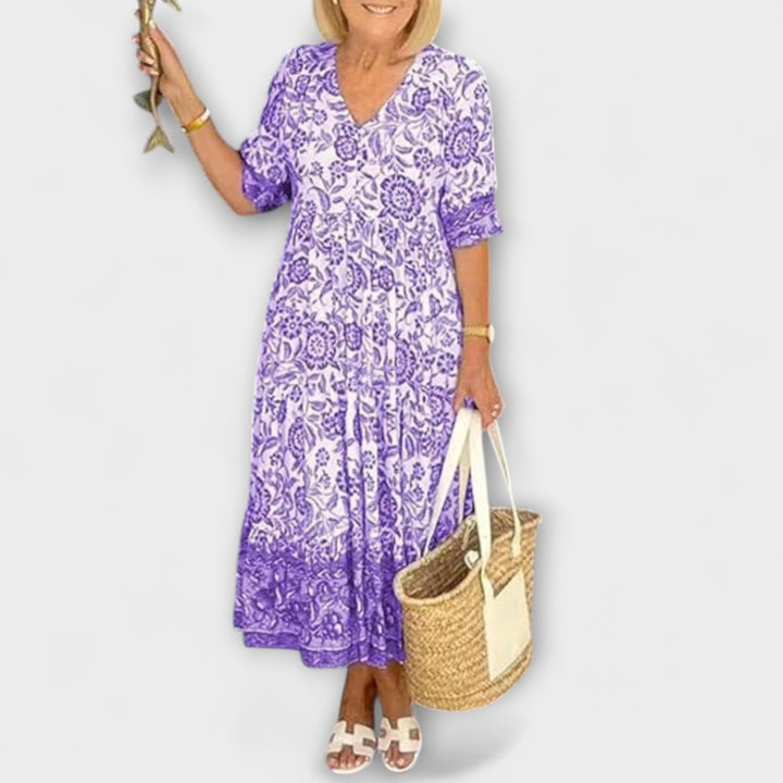 Caitlin ™ ｜ Pôvabné kvetinové šaty s ľahkým dizajnom