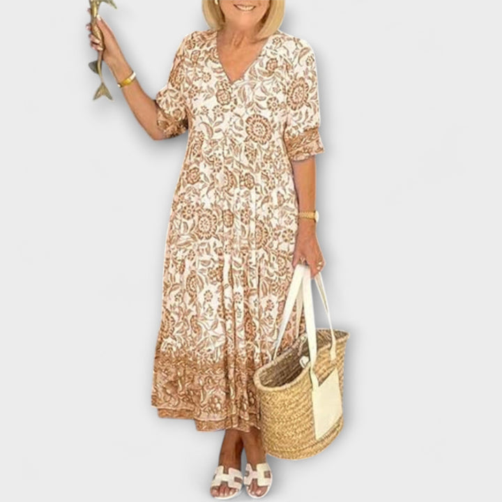 Caitlin ™ ｜ Pôvabné kvetinové šaty s ľahkým dizajnom