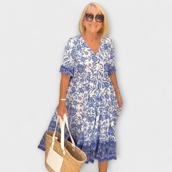 Caitlin ™ ｜ Pôvabné kvetinové šaty s ľahkým dizajnom