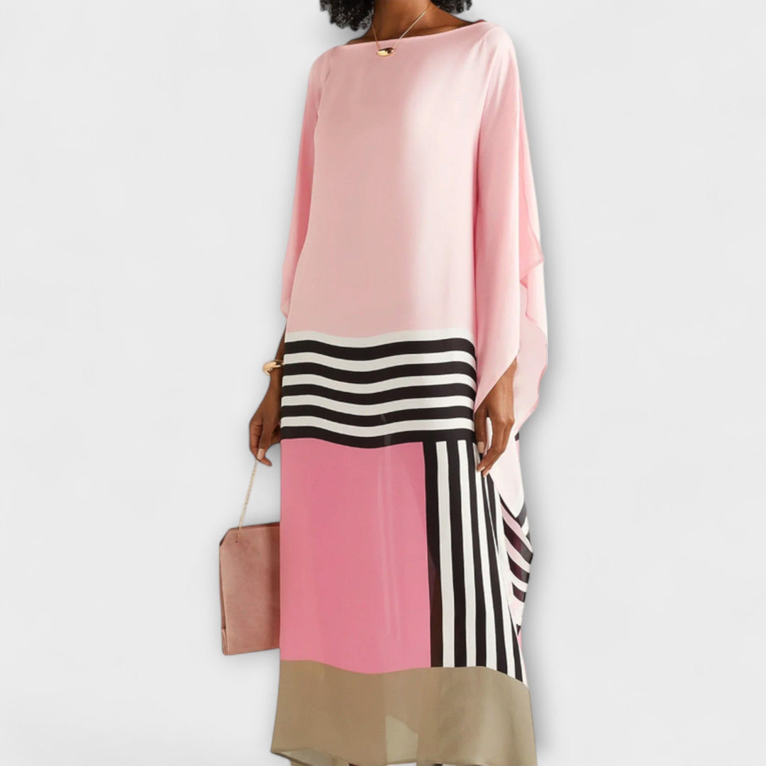 Elenora ™ ｜ Strihový geometrický kaftan