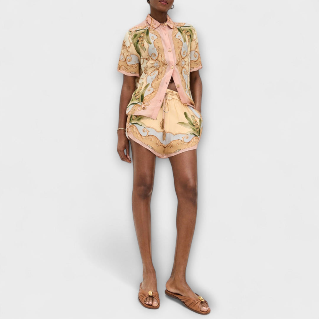 Maren ™ ｜ Vintage botanický kaleidoskopový tlačový set