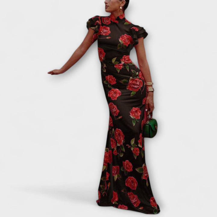 Luna  ™ ｜Maxi šaty s kvetinovým potlačou