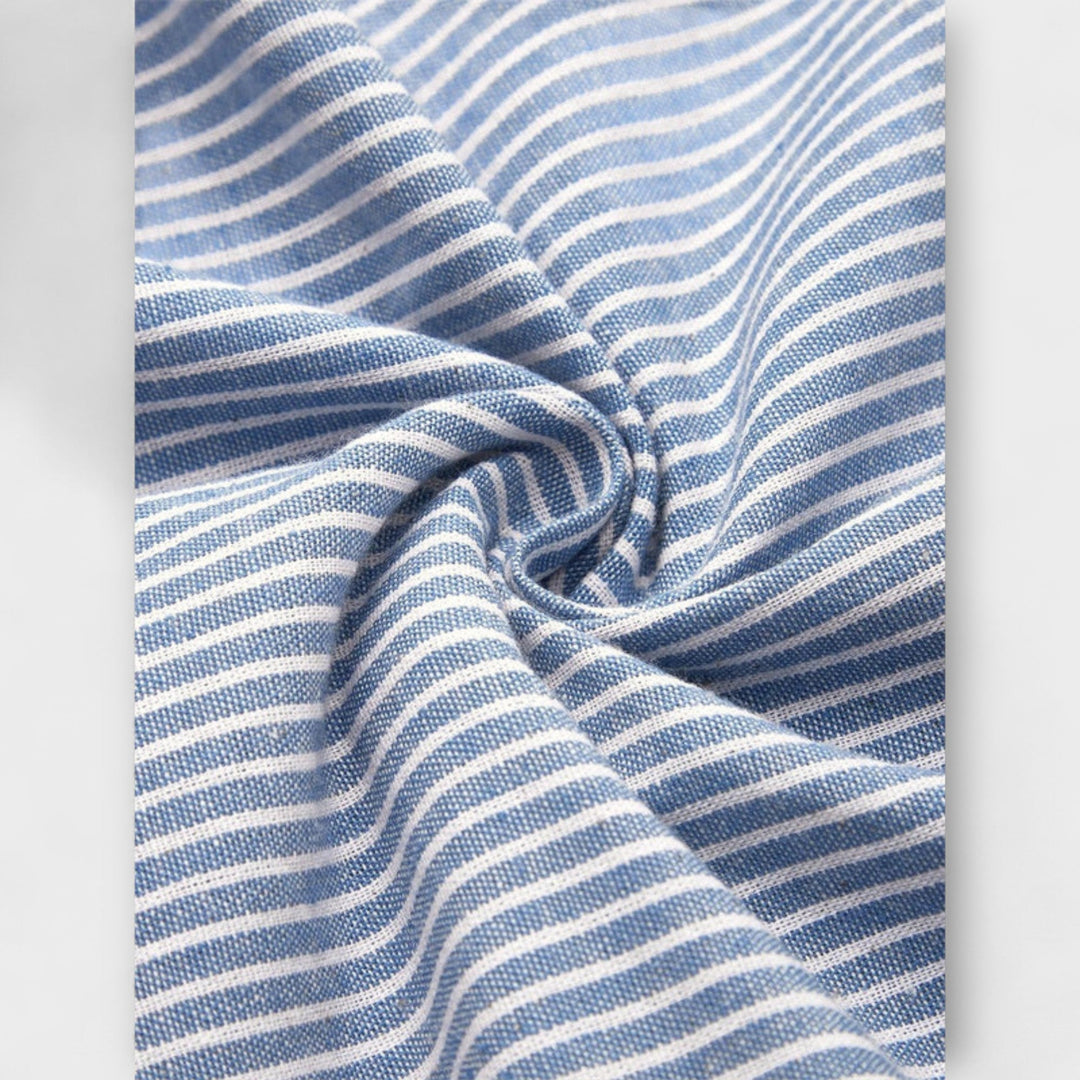 Luisa ™ ｜ Pruhované prémiové midi šaty