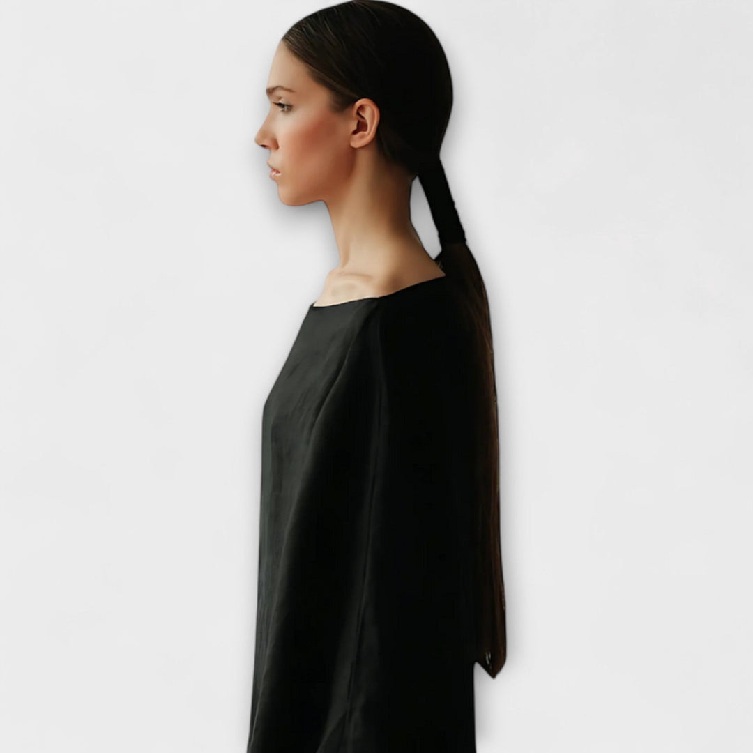 Dana ™ ｜Kimono šaty z ľanu a bavlny