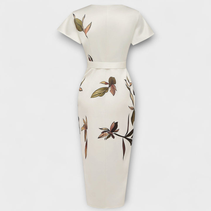 Kornélia™ ｜Satinové zavinovacie šaty