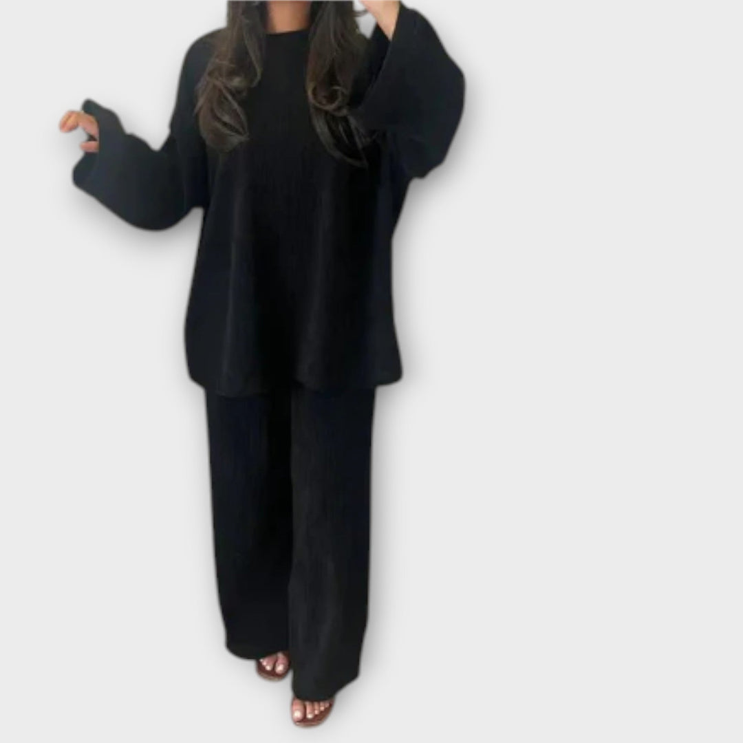 Ingrid ™ ｜Set v nadmernej veľkosti - Rífsovaný štýl