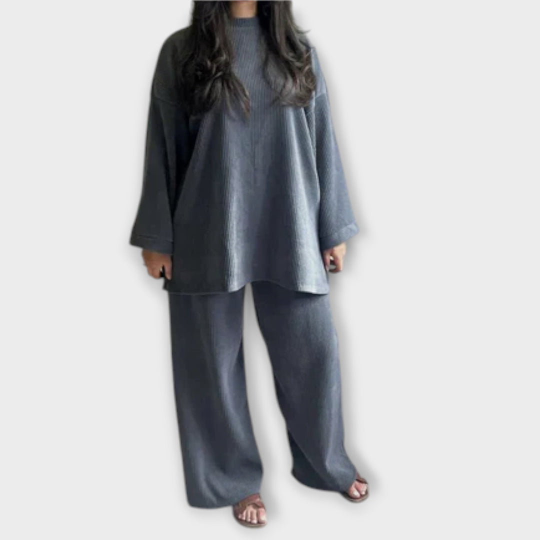 Ingrid ™ ｜Set v nadmernej veľkosti - Rífsovaný štýl