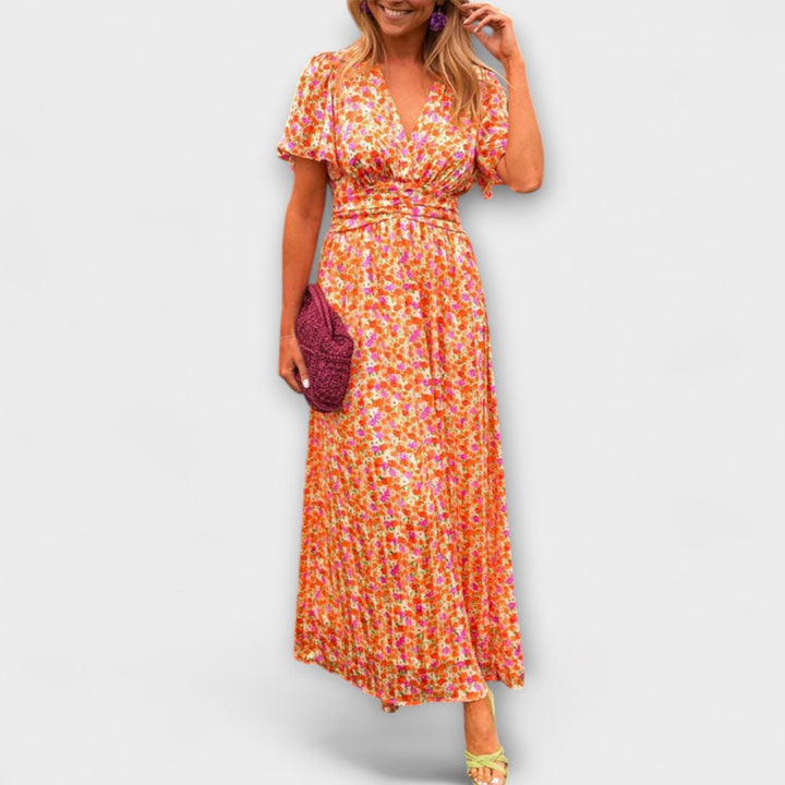 Elsie ™ ｜ Klasické šaty s V-výstrihom